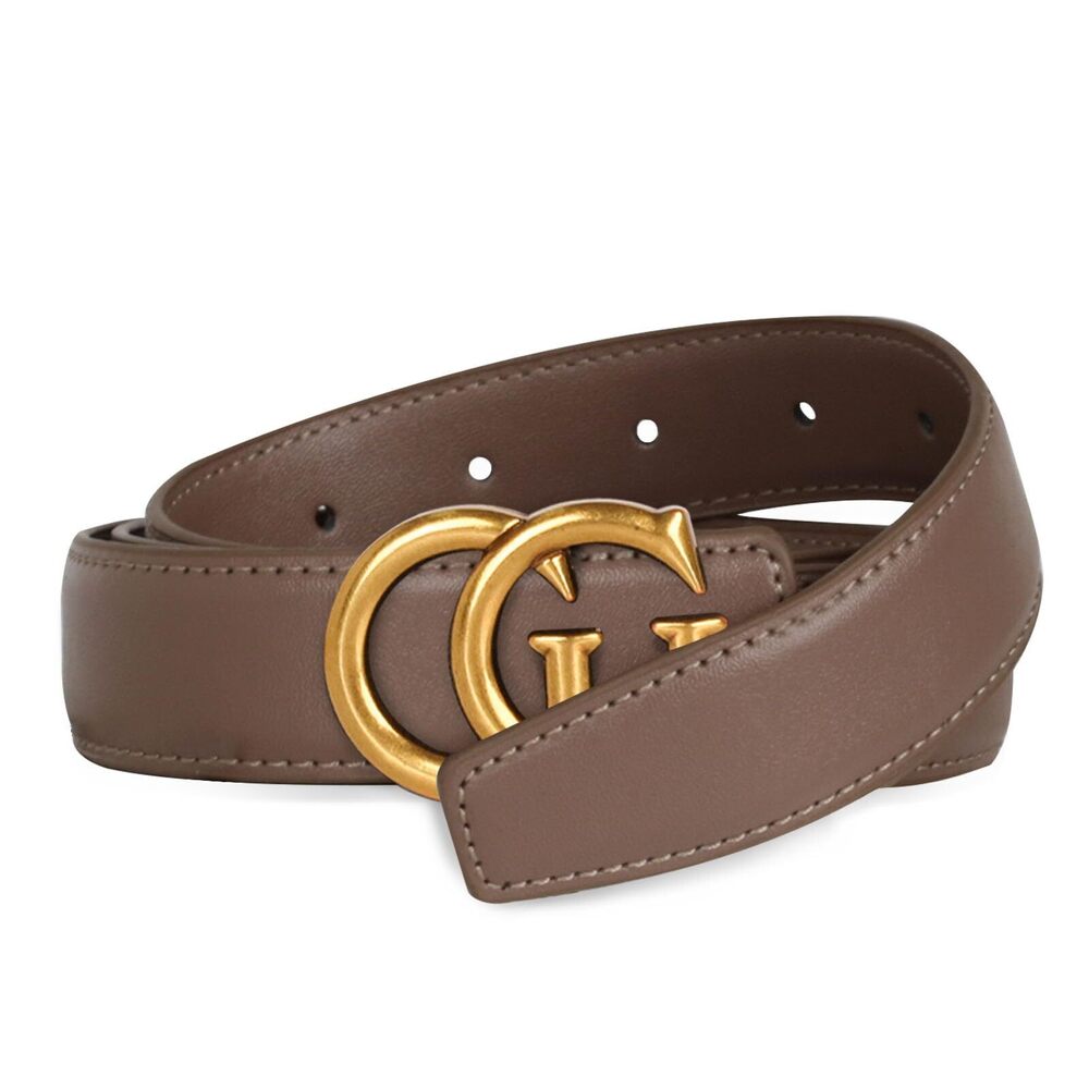 3381 Women's Leather Belt With Buckle- Ideal For Dresses, Jeans,